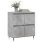 Betongraues Sperrholz-Sideboard 60x35x70 cm von vidaXL, Sideboards - Ref: Foro24-831208, Preis: 67,97 €, Rabatt: %