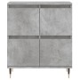 Betongraues Sperrholz-Sideboard 60x35x70 cm von vidaXL, Sideboards - Ref: Foro24-831208, Preis: 67,97 €, Rabatt: %