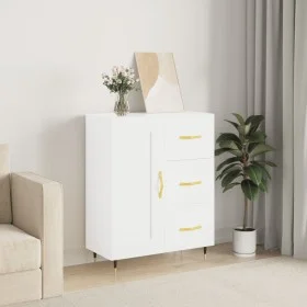 Weißes Sideboard aus Holzwerkstoff, 69,5 x 34 x 90 cm von vidaXL, Sideboards - Ref: Foro24-830236, Preis: 115,08 €, Rabatt: %