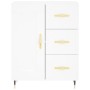 Weißes Sideboard aus Holzwerkstoff, 69,5 x 34 x 90 cm von vidaXL, Sideboards - Ref: Foro24-830236, Preis: 116,86 €, Rabatt: %