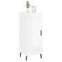 Sideboard aus glänzendem weißem Sperrholz 34,5x34x90 cm von vidaXL, Sideboards - Ref: Foro24-830462, Preis: 67,69 €, Rabatt: %