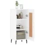 Sideboard aus glänzendem weißem Sperrholz 34,5x34x90 cm von vidaXL, Sideboards - Ref: Foro24-830462, Preis: 66,83 €, Rabatt: %