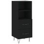 Black plywood sideboard 34.5x34x90 cm by vidaXL, Sideboards - Ref: Foro24-828661, Price: 52,33 €, Discount: %