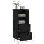 Black plywood sideboard 34.5x34x90 cm by vidaXL, Sideboards - Ref: Foro24-828661, Price: 52,33 €, Discount: %
