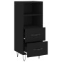 Black plywood sideboard 34.5x34x90 cm by vidaXL, Sideboards - Ref: Foro24-828661, Price: 52,33 €, Discount: %