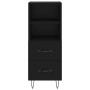 Black plywood sideboard 34.5x34x90 cm by vidaXL, Sideboards - Ref: Foro24-828661, Price: 52,33 €, Discount: %