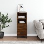 Aparador madera de ingeniería marrón roble 34,5x34x90 cm de vidaXL, Aparadores - Ref: Foro24-828675, Precio: 56,93 €, Descuen...