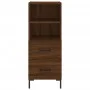 Oak brown engineered wood sideboard 34.5x34x90 cm by vidaXL, Sideboards - Ref: Foro24-828675, Price: 56,57 €, Discount: %