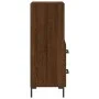 Aparador madera de ingeniería marrón roble 34,5x34x90 cm de vidaXL, Aparadores - Ref: Foro24-828675, Precio: 56,43 €, Descuen...