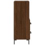 Aparador madera de ingeniería marrón roble 34,5x34x90 cm de vidaXL, Aparadores - Ref: Foro24-828675, Precio: 56,93 €, Descuen...
