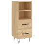 Sideboard aus Sonoma-Eichensperrholz, 34,5 x 34 x 90 cm von vidaXL, Sideboards - Ref: Foro24-828663, Preis: 50,24 €, Rabatt: %