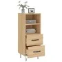 Sideboard aus Sonoma-Eichensperrholz, 34,5 x 34 x 90 cm von vidaXL, Sideboards - Ref: Foro24-828663, Preis: 50,24 €, Rabatt: %