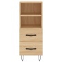 Sideboard aus Sonoma-Eichensperrholz, 34,5 x 34 x 90 cm von vidaXL, Sideboards - Ref: Foro24-828663, Preis: 50,72 €, Rabatt: %