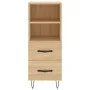 Sideboard aus Sonoma-Eichensperrholz, 34,5 x 34 x 90 cm von vidaXL, Sideboards - Ref: Foro24-828663, Preis: 50,24 €, Rabatt: %