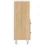Sideboard aus Sonoma-Eichensperrholz, 34,5 x 34 x 90 cm von vidaXL, Sideboards - Ref: Foro24-828663, Preis: 50,24 €, Rabatt: %