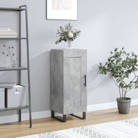 Betongraues Sperrholz-Sideboard 34,5 x 34 x 90 cm von vidaXL, Sideboards - Ref: Foro24-830472, Preis: 62,75 €, Rabatt: %