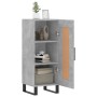 Betongraues Sperrholz-Sideboard 34,5 x 34 x 90 cm von vidaXL, Sideboards - Ref: Foro24-830472, Preis: 62,75 €, Rabatt: %