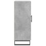 Betongraues Sperrholz-Sideboard 34,5 x 34 x 90 cm von vidaXL, Sideboards - Ref: Foro24-830472, Preis: 62,75 €, Rabatt: %