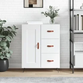 Aparador de madera de ingeniería blanco 69,5x34x90 cm by vidaXL, Sideboards - Ref: Foro24-830228, Price: 93,35 €, Discount: %
