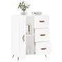Aparador de madera de ingeniería blanco 69,5x34x90 cm de vidaXL, Aparadores - Ref: Foro24-830228, Precio: 93,33 €, Descuento: %