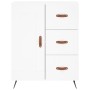 Aparador de madera de ingeniería blanco 69,5x34x90 cm de vidaXL, Aparadores - Ref: Foro24-830228, Precio: 94,51 €, Descuento: %