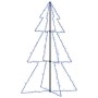 Árbol de Navidad 200 luces LED interior y exterior 98x150 cm