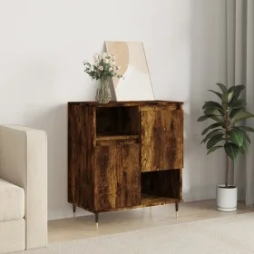 Sideboard aus geräuchertem Eichensperrholz, 60 x 35 x 70 cm von vidaXL, Sideboards - Ref: Foro24-831185, Preis: 65,38 €, Raba...