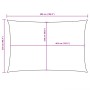 Toldo de vela rectangular tela Oxford rojo 2,5x5 m
