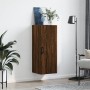 Armario de pared marrón roble 34,5x34x90 cm de vidaXL, Aparadores - Ref: Foro24-828859, Precio: 46,45 €