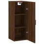Wandschrank aus brauner Eiche 34,5x34x90 cm von vidaXL, Sideboards - Ref: Foro24-828859, Preis: 46,51 €, Rabatt: %