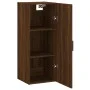 Wandschrank aus brauner Eiche 34,5x34x90 cm von vidaXL, Sideboards - Ref: Foro24-828859, Preis: 46,42 €, Rabatt: %