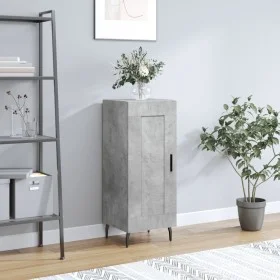 Concrete gray plywood sideboard 34.5x34x90 cm by vidaXL, Sideboards - Ref: Foro24-830464, Price: 61,09 €, Discount: %