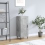 Betongraues Sperrholz-Sideboard 34,5 x 34 x 90 cm von vidaXL, Sideboards - Ref: Foro24-830464, Preis: 61,86 €, Rabatt: %