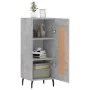 Betongraues Sperrholz-Sideboard 34,5 x 34 x 90 cm von vidaXL, Sideboards - Ref: Foro24-830464, Preis: 61,09 €, Rabatt: %