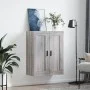 Sonoma gray engineered wood wall cabinet 69.5x34x90 cm by vidaXL, Sideboards - Ref: Foro24-830402, Price: 65,44 €, Discount: %