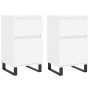 Sideboards 2 Stück, weißes Holzwerkstoff, 40 x 35 x 70 cm von vidaXL, Sideboards - Ref: Foro24-831165, Preis: 77,03 €, Rabatt: %
