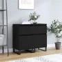 Sideboards 2 pcs black engineered wood 40x35x70 cm by vidaXL, Sideboards - Ref: Foro24-831167, Price: 103,14 €, Discount: %