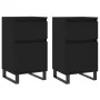 Sideboards 2 pcs black engineered wood 40x35x70 cm by vidaXL, Sideboards - Ref: Foro24-831167, Price: 103,14 €, Discount: %
