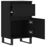 Sideboards 2 pcs black engineered wood 40x35x70 cm by vidaXL, Sideboards - Ref: Foro24-831167, Price: 103,14 €, Discount: %