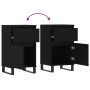 Sideboards 2 Stück, schwarzes Holzwerkstoff, 40 x 35 x 70 cm von vidaXL, Sideboards - Ref: Foro24-831167, Preis: 104,42 €, Ra...
