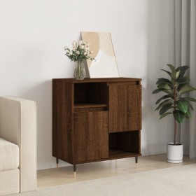 Oak brown plywood sideboard 60x35x70 cm by vidaXL, Sideboards - Ref: Foro24-831187, Price: 67,28 €, Discount: %