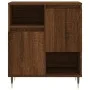 Aparador madera contrachapada marrón roble 60x35x70 cm de vidaXL, Aparadores - Ref: Foro24-831187, Precio: 66,37 €, Descuento: %