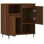 Aparador madera contrachapada marrón roble 60x35x70 cm de vidaXL, Aparadores - Ref: Foro24-831187, Precio: 66,37 €, Descuento: %