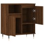 Aparador madera contrachapada marrón roble 60x35x70 cm de vidaXL, Aparadores - Ref: Foro24-831187, Precio: 67,28 €, Descuento: %