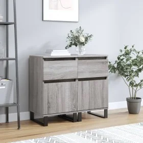 Sideboards 2 units engineered wood Sonoma grey 40x35x70 cm by vidaXL, Sideboards - Ref: Foro24-831177, Price: 102,77 €, Disco...