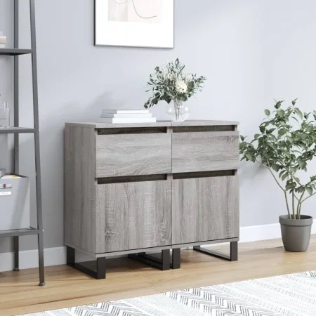 Sideboards 2 units engineered wood Sonoma grey 40x35x70 cm by vidaXL, Sideboards - Ref: Foro24-831177, Price: 102,77 €, Disco...