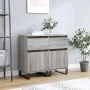 Sideboards 2 units engineered wood Sonoma grey 40x35x70 cm by vidaXL, Sideboards - Ref: Foro24-831177, Price: 102,77 €, Disco...