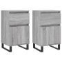 Sideboards 2 units engineered wood Sonoma grey 40x35x70 cm by vidaXL, Sideboards - Ref: Foro24-831177, Price: 104,05 €, Disco...