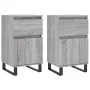 Sideboards 2 units engineered wood Sonoma grey 40x35x70 cm by vidaXL, Sideboards - Ref: Foro24-831177, Price: 102,77 €, Disco...