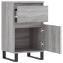 Aparadores 2 uds madera de ingeniería gris Sonoma 40x35x70 cm de vidaXL, Aparadores - Ref: Foro24-831177, Precio: 103,98 €
